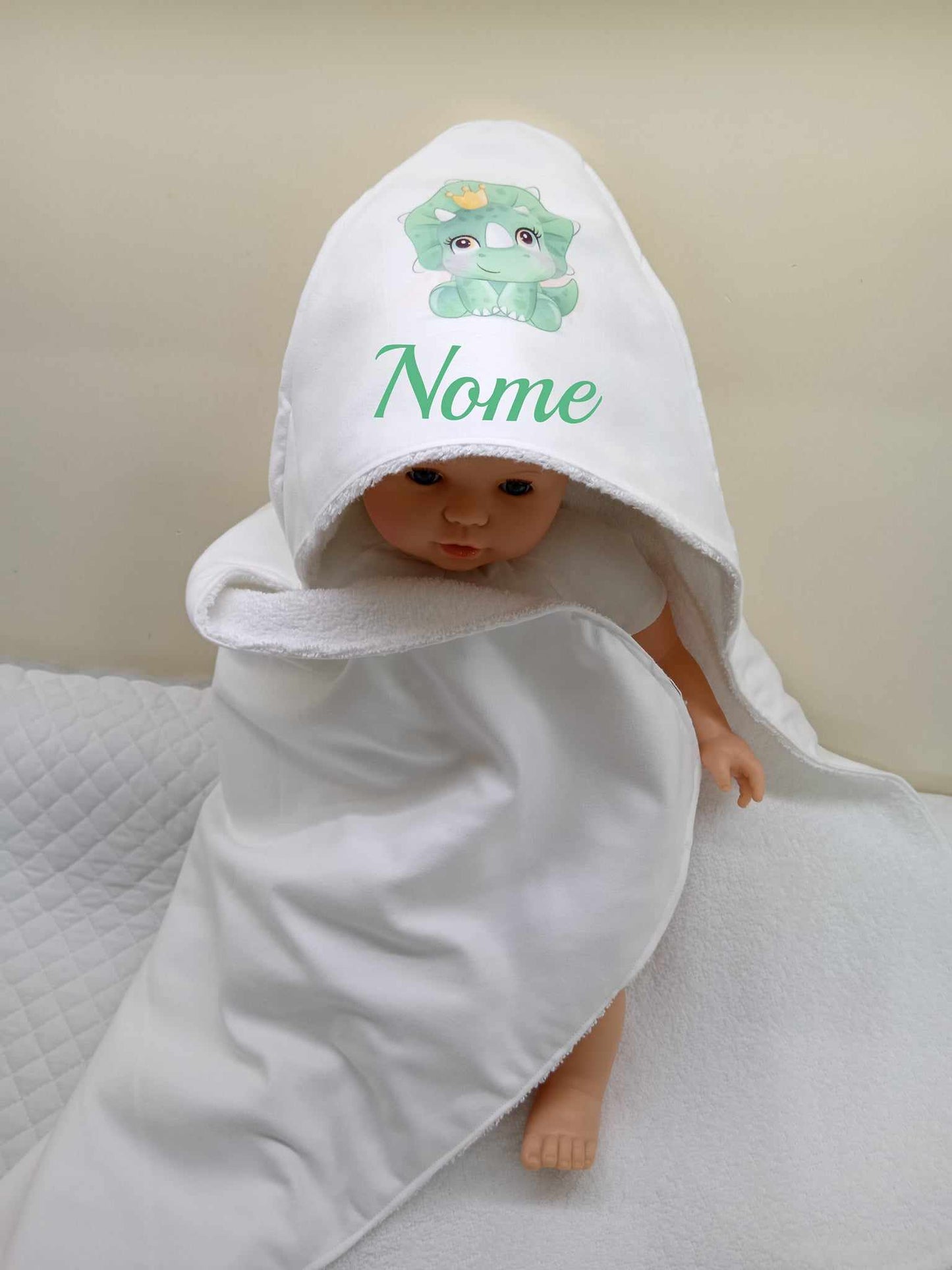 Accappatoio neonato personalizzato