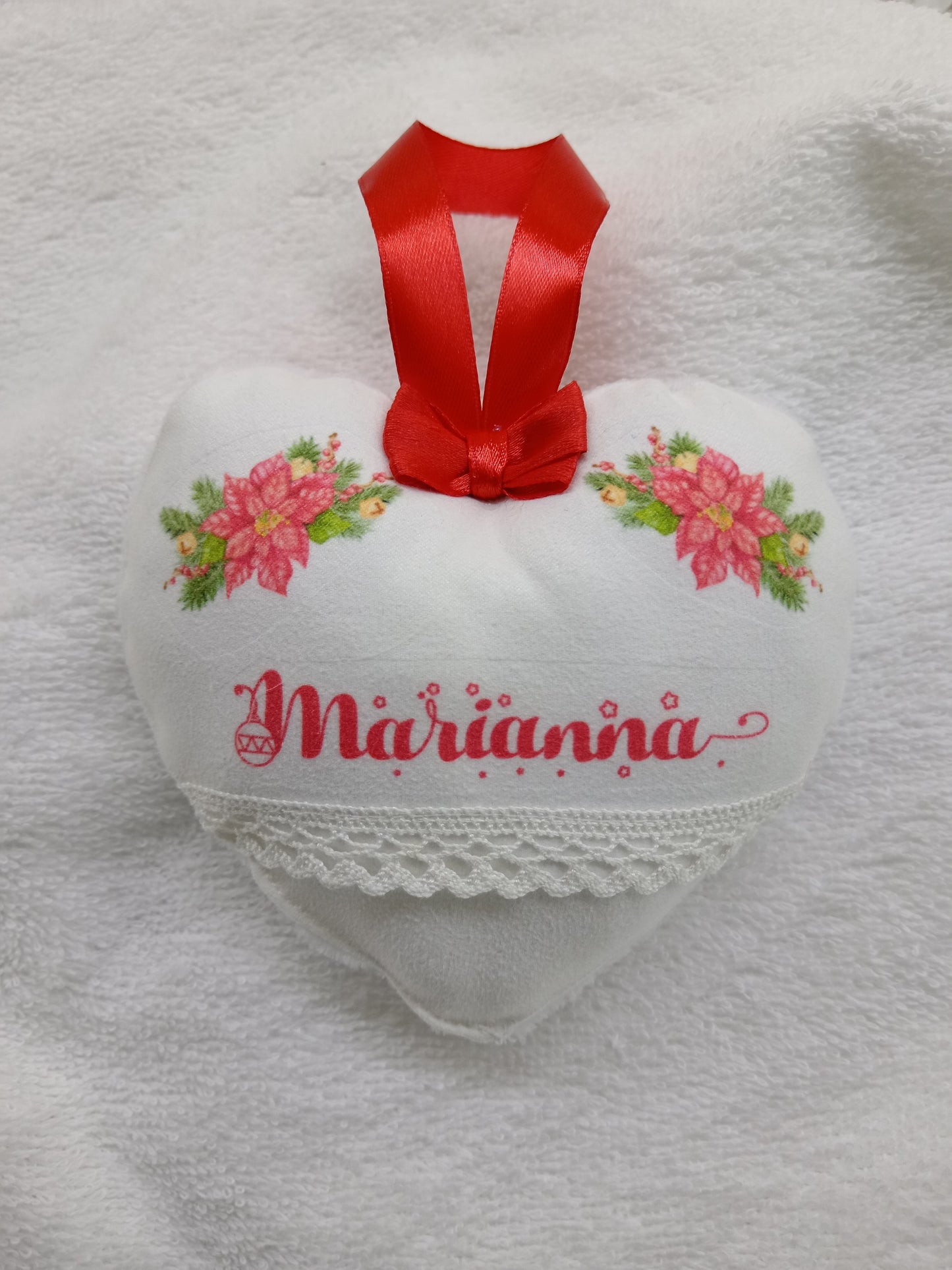 Pallina di natale cuore